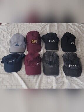 Victoria's Secret PINK Black Washed Baseball Cap